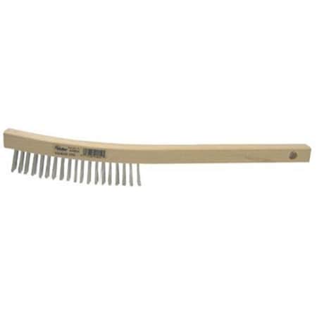 Weiler Weiler 804-44057 Hand Wire Scratch Brush.012Ss Curv 804-44057
